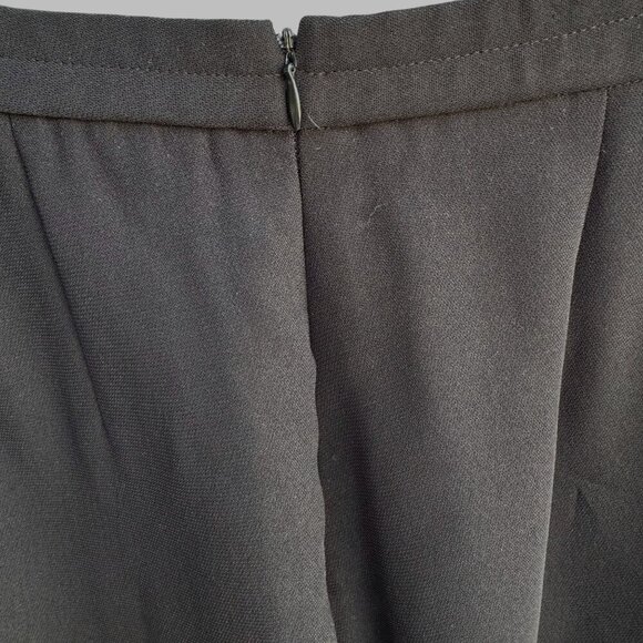 Coldwater Creek Womens High-Waisted Black Pleat Back Zipper Dress Pants Trousers - Picture 3 of 10